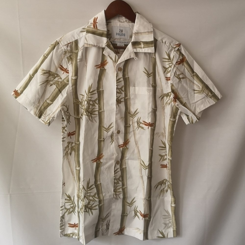 28 Palms NWOT Men's Short Sleeve Button Size XS